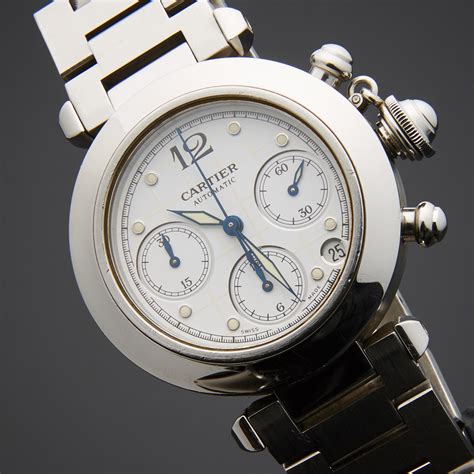 used cartier pasha|cartier pasha 42mm chronograph.